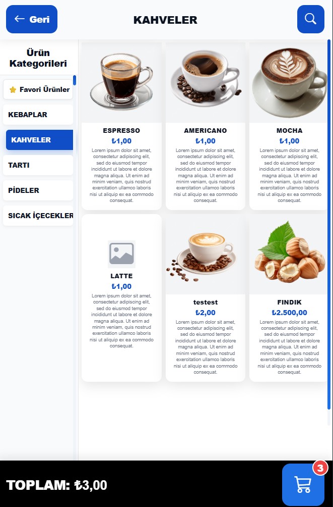 Kiosk Ekranı 1